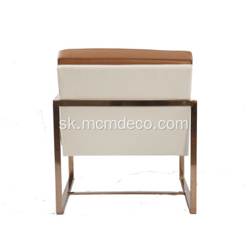 Moderná stolička z pravej kože